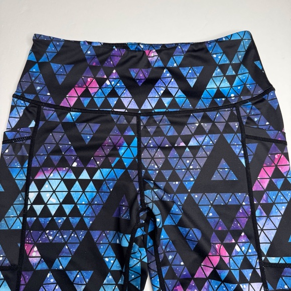 Constantly Varied Gear Stardust Leggings Cropped Tribal Galaxy Dopamine Dressing - Picture 4 of 10